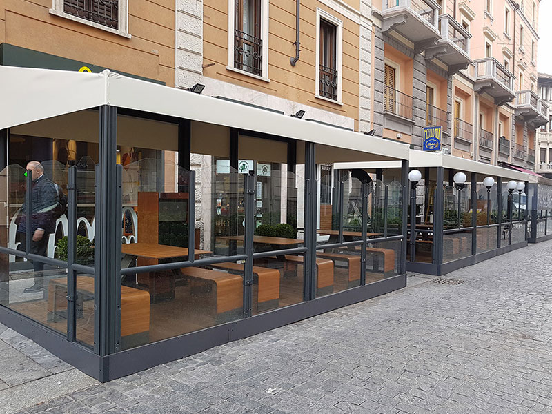 Claustra restaurant, cloison amovible restaurant, brise-vue restaurant, paravent restaurant
