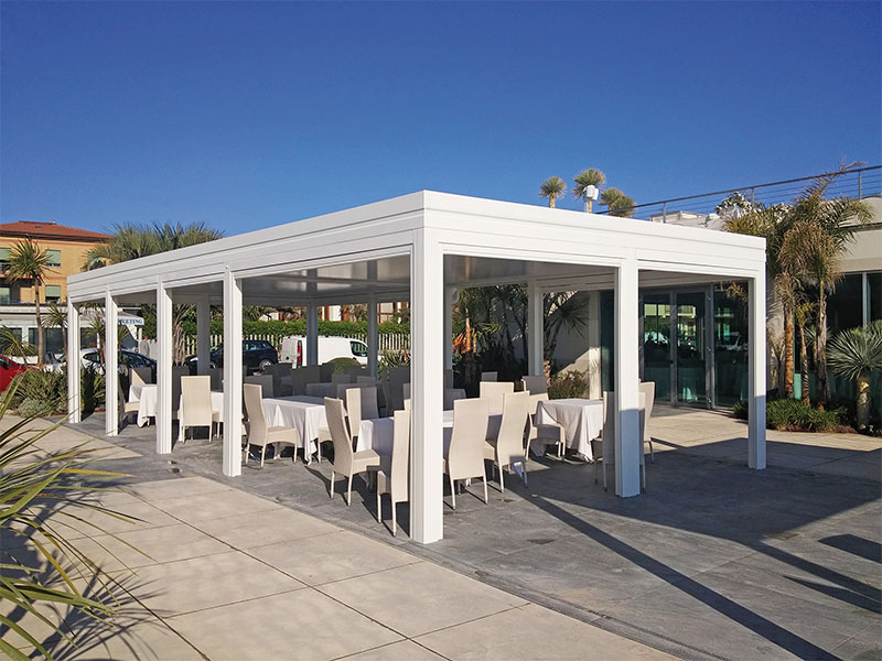 Claustra restaurant, cloison amovible restaurant, brise-vue restaurant, paravent restaurant