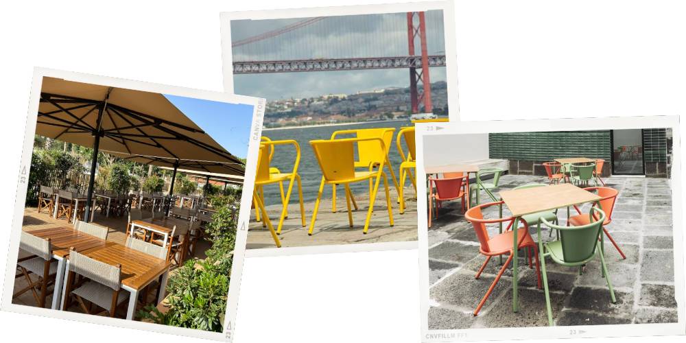 mobilier de terrasse professionnel, mobilier d'extérieur professionnel, table de terrasse pro