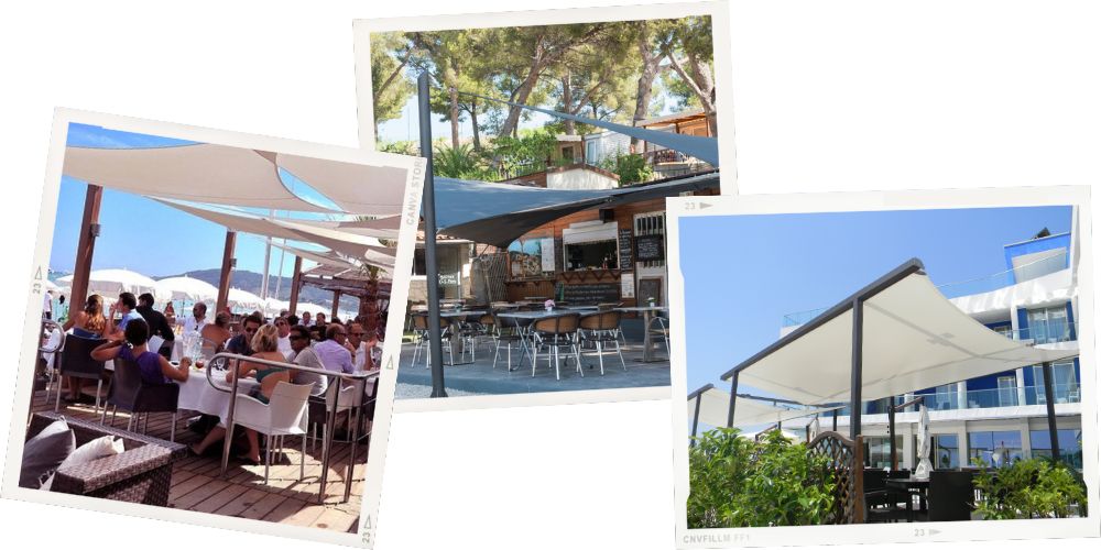 voile d'ombrage professionnel, voile d'ombrage restaurant, voile d'ombrage, toile d'ombrage, bache ombrage, vélum