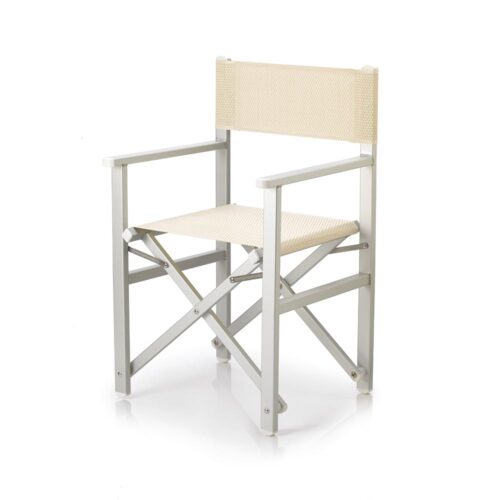 Fauteuil metter en scène en aluminium Regista Ramberti by Exterieur Confort