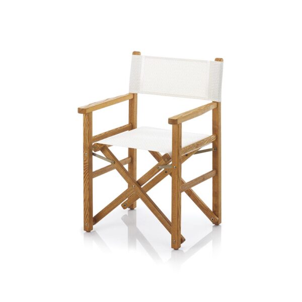 Fauteuil metter en scène en bois Regista Ramberti by Exterieur Confort