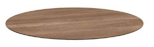 Plateau de table stratifié rond HPL