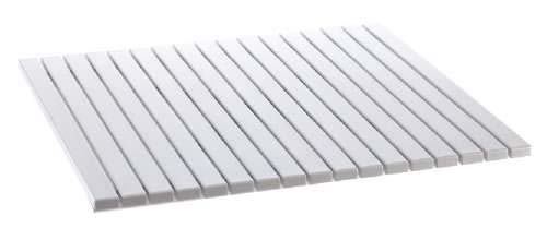 Plateau de table en lattes d'aluminium