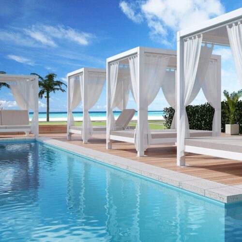 Daybed gazebo professionnel Dream Joy Ramberti by extérieur confort