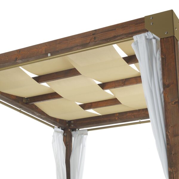 Daybed gazebo professionnel Suite en bois Ramberti by extérieur confort