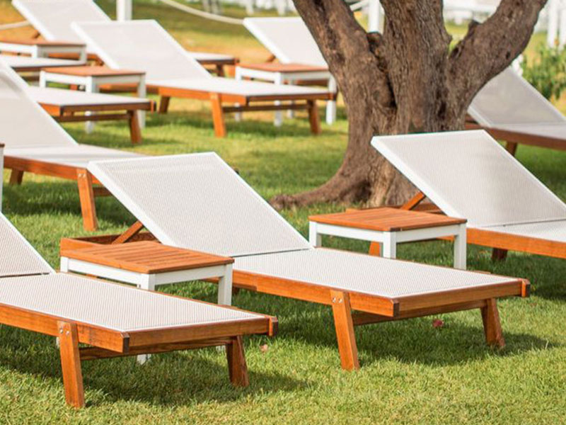 bain de soleil professionnel, transat professionnel, bain de soleil bois, transat bois jardin